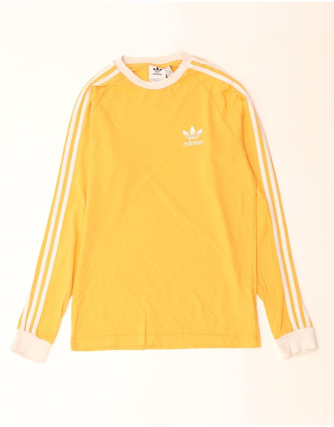 Adidas muška majica dugih rukava XS žuti pamuk