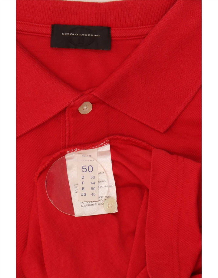 Sergio Tacchini muška polo majica IT 50 Srednje crveni pamuk