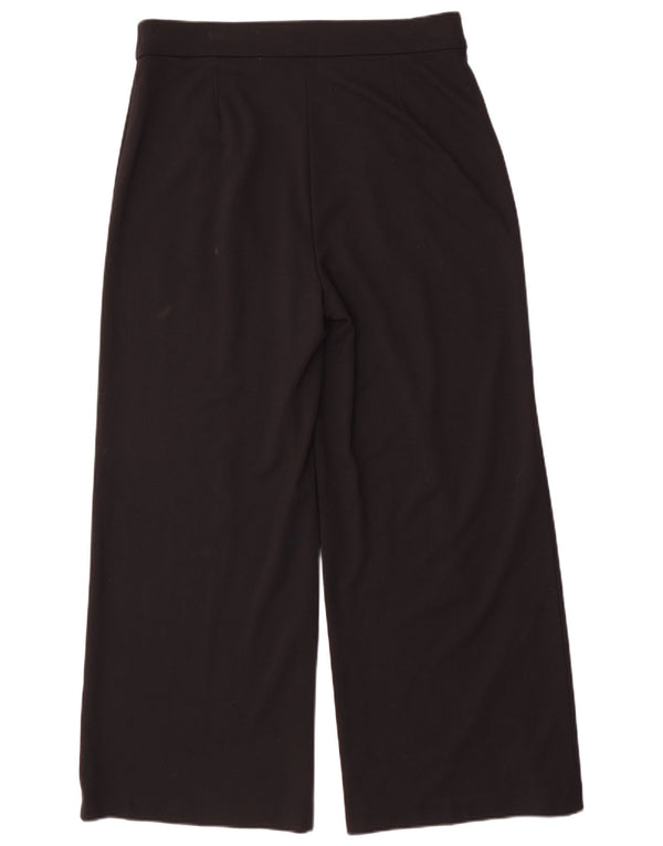 Marks & Spencer ženske široke ležerne hlače UK 16 Large W34 L29 crne