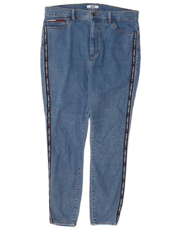 Tommy Hilfiger Ženske uske traperice visokog struka US 14 XL W34 L27 Plave