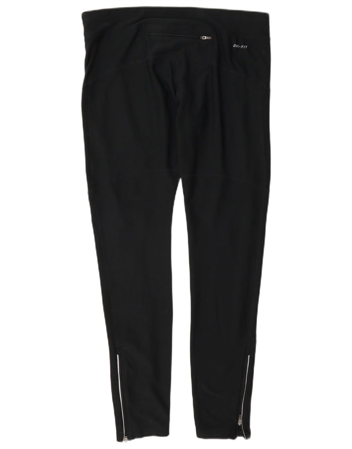 Nike Ženske Dri Fit Leggings UK 14 Large Navy Blue Poliester