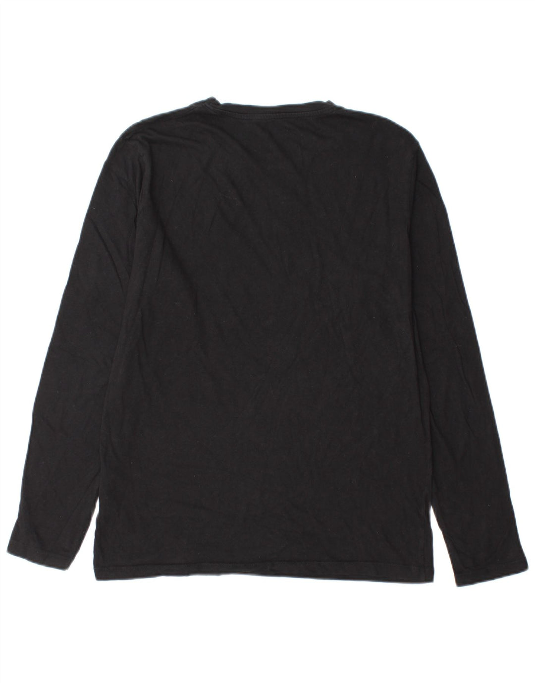 Jack & Jones muška majica dugih rukava s grafikama, srednji crni pamuk