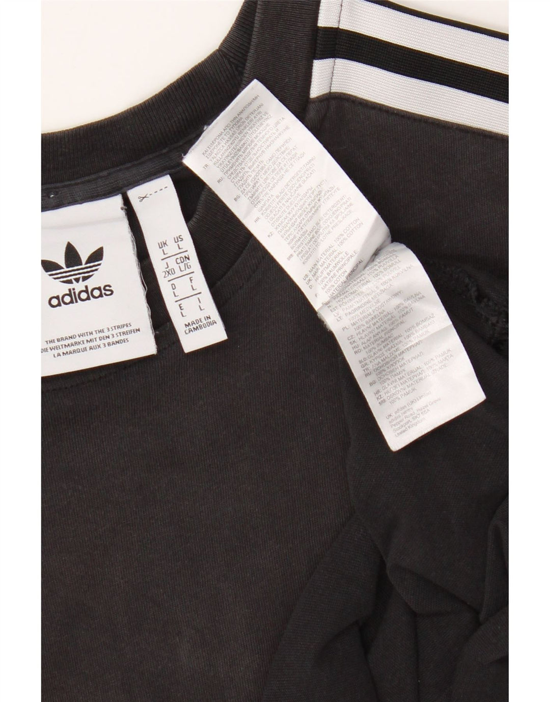 Adidas muška majica kratkih rukava, veliki crni pamuk