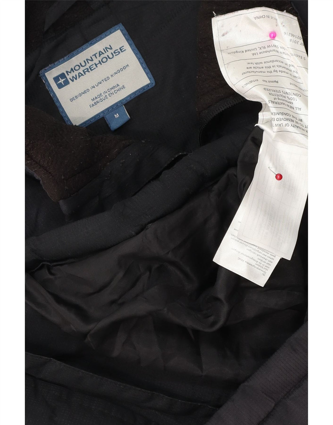 MOUNTAIN WAREHOUSE Muška podstavljena jakna UK 38 srednje tamnoplavi poliester
