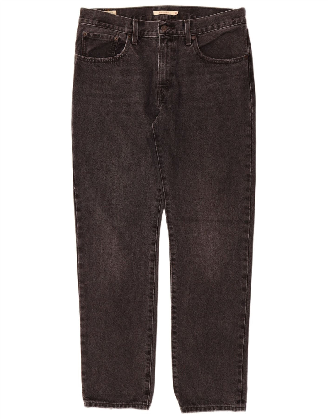 LEVI'S ženske ravne traperice srednjeg rasta W30 L31 sivi pamuk