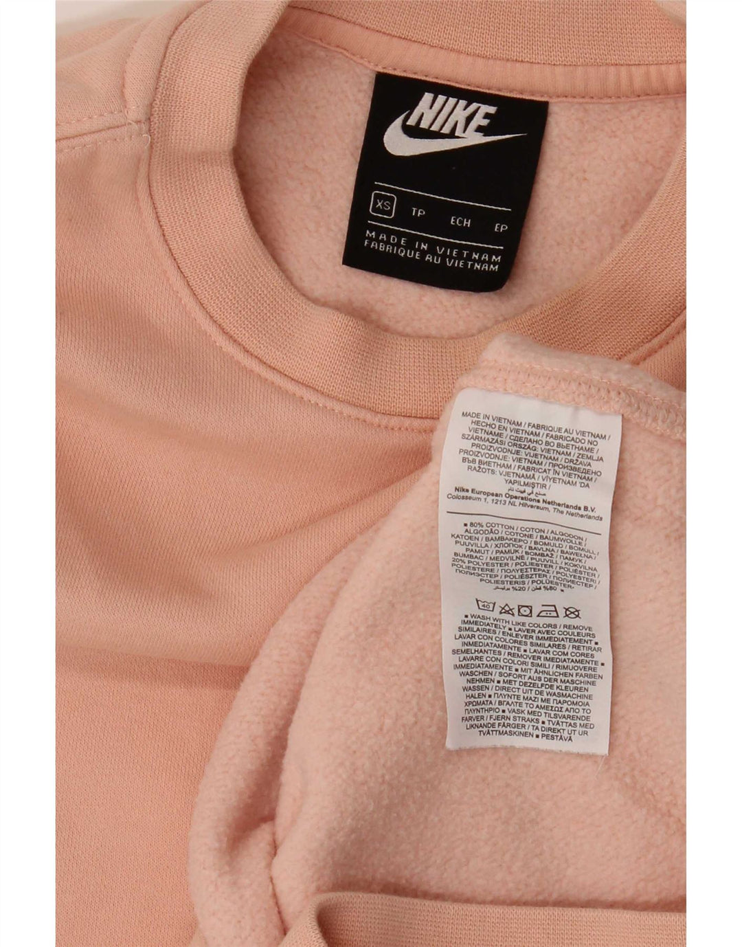 Nike muški džemperi XS ružičasti pamuk