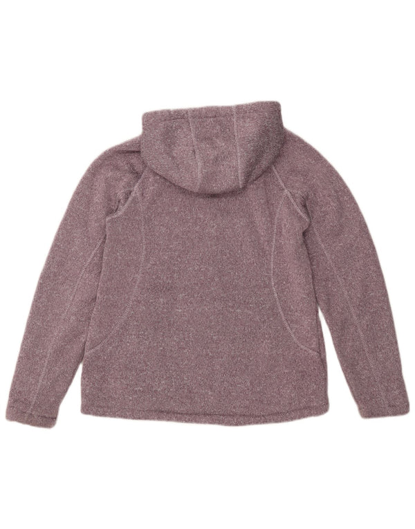 Mountain Warehouse Ženski pulover s kapuljačom s patentnim zatvaračem UK 10 malih ljubičastih fleka