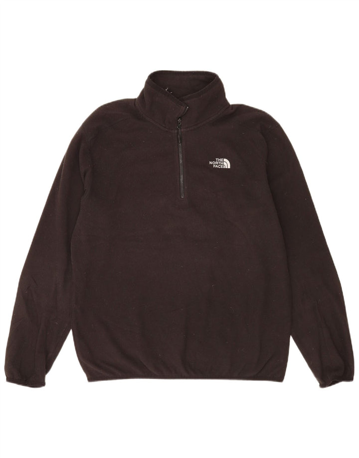 The North Face muški džemper od flisa s patentnim izrezom Srednji crni poliester