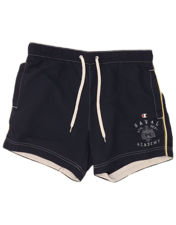 Champion Ženske kratke hlače za kupanje s grafičkim motivima UK 10 Male tamnoplave