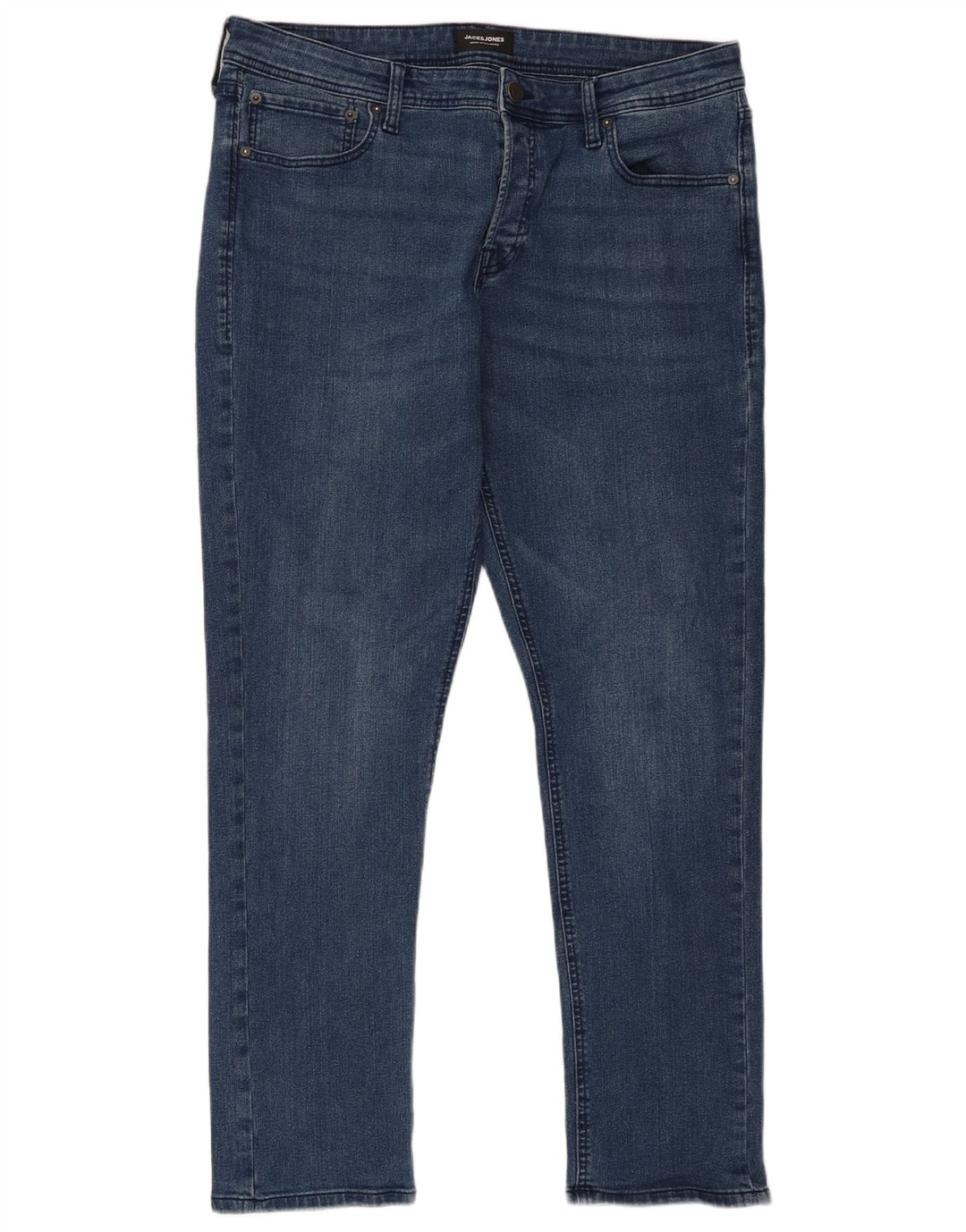 Jack & Jones Muške uske traperice W36 L32 Plavi pamuk