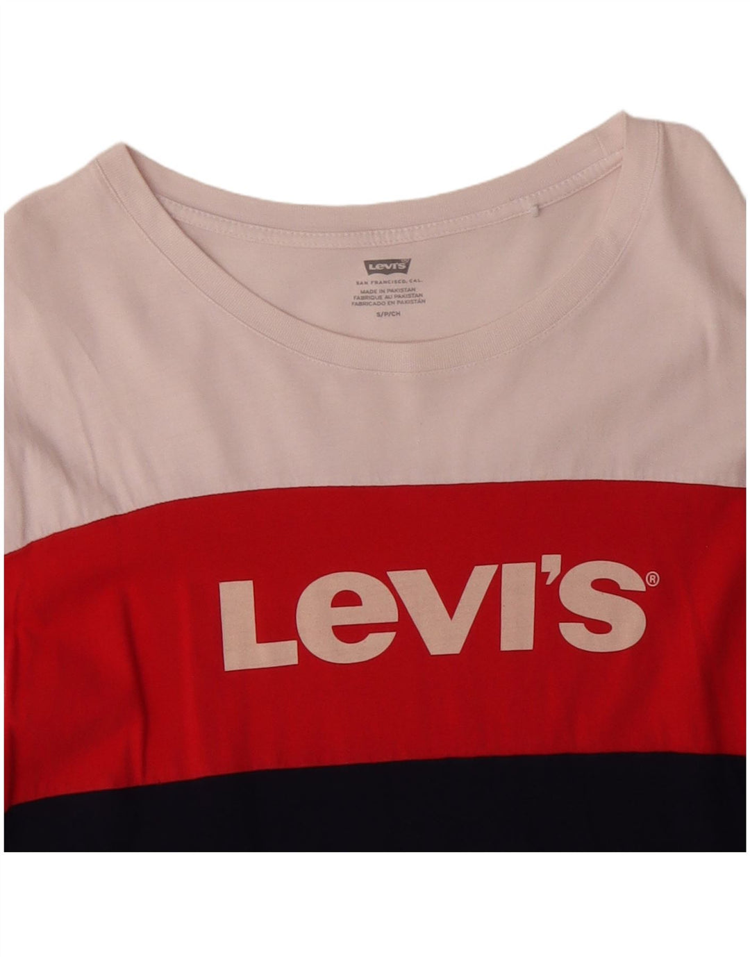 LEVI'S ženska velika majica kratkih rukava UK 10 Mala tamnoplava boja