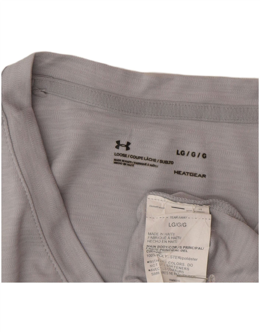 Under Armour muška majica Heat Gear Top veliki sivi poliester