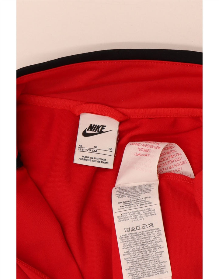Nike Boys Trenirka Gornja jakna 13-14 godina XL Red Colourblock Poliester