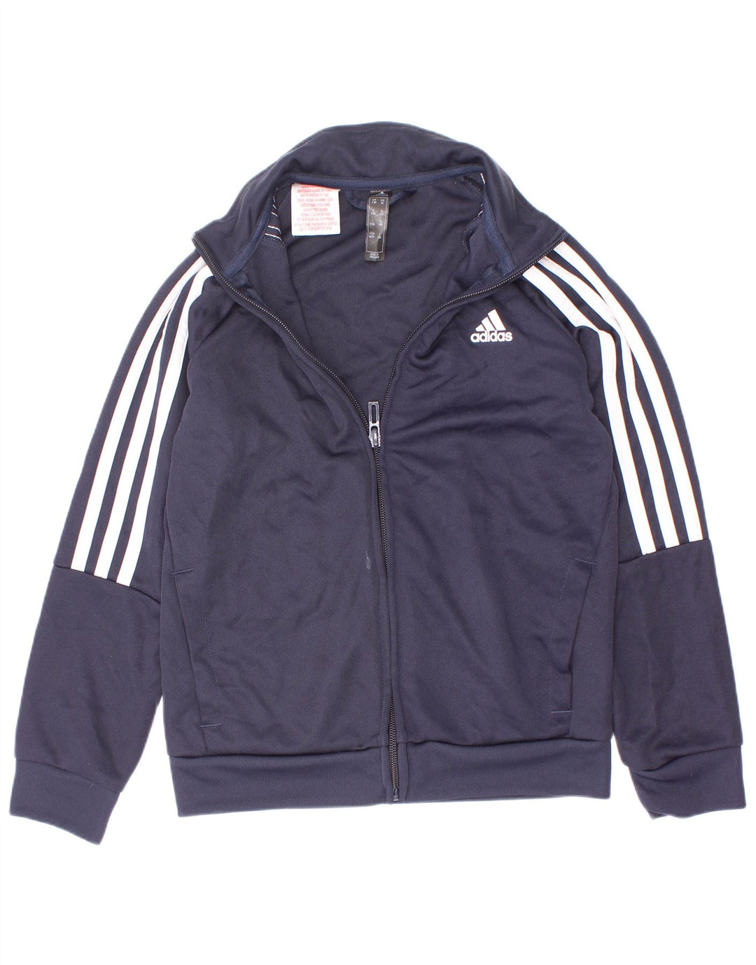 Gornja jakna za trenirku Adidas Boys Aeroready 7-8 godina tamnoplava poliester