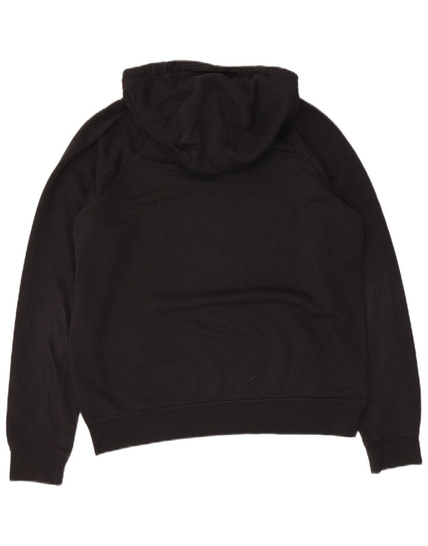 Nike Ženska velika majica s kapuljačom UK 10 Mala crna pamuk