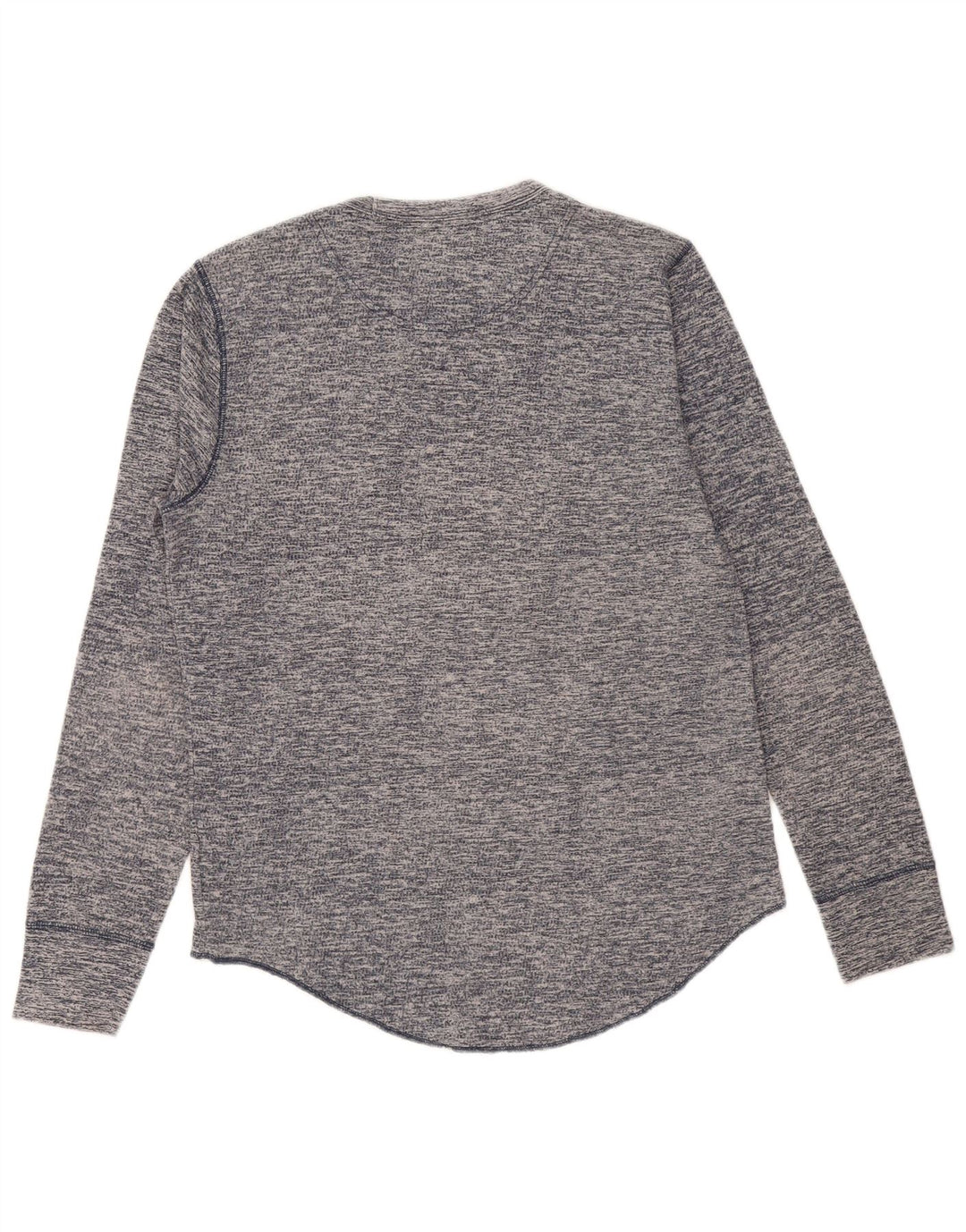 HOLLISTER Muška majica dugih rukava, srednje tamnoplavi flekasti pamuk