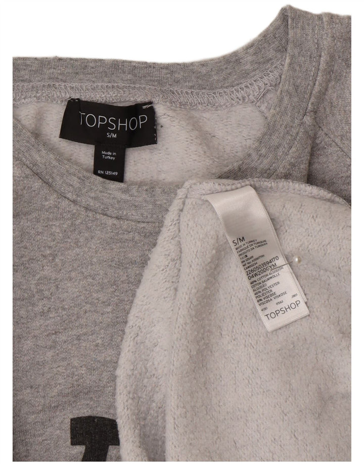Topshop muška majica s grafičkim motivima Mali sivi pamuk