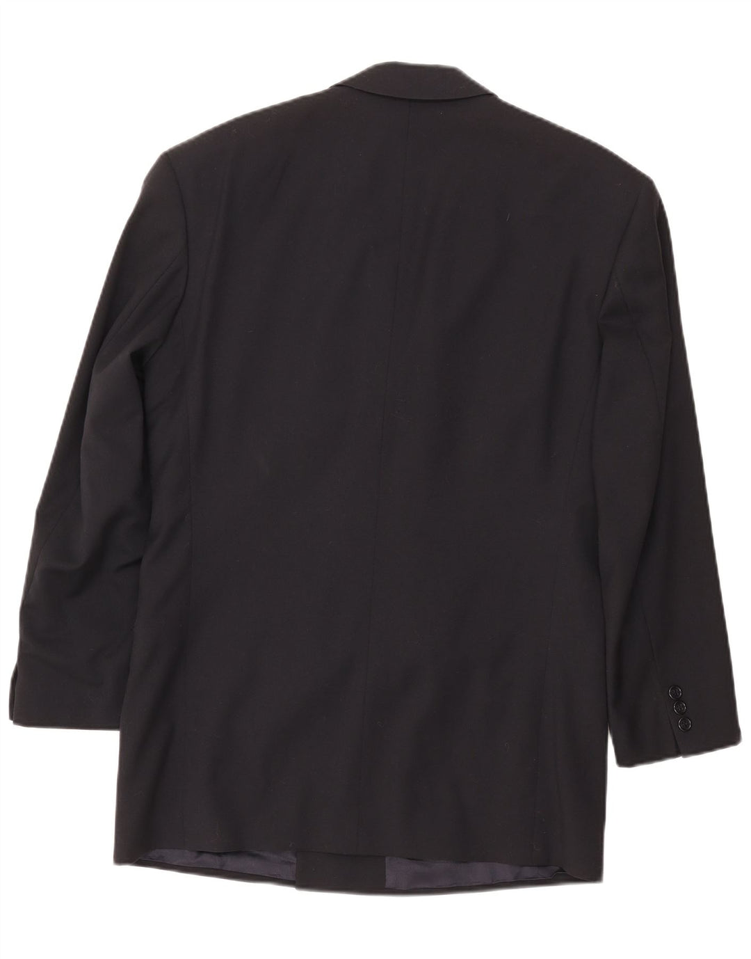 Hugo Boss muška jakna s dvostrukim kopčanjem UK 40 velika crna vunena