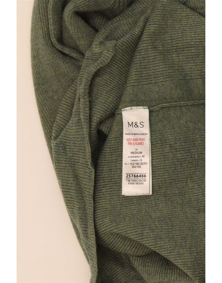 Marks & Spencer ženski džemper s kornjačičastim ovratnikom UK 14 Srednje zelena