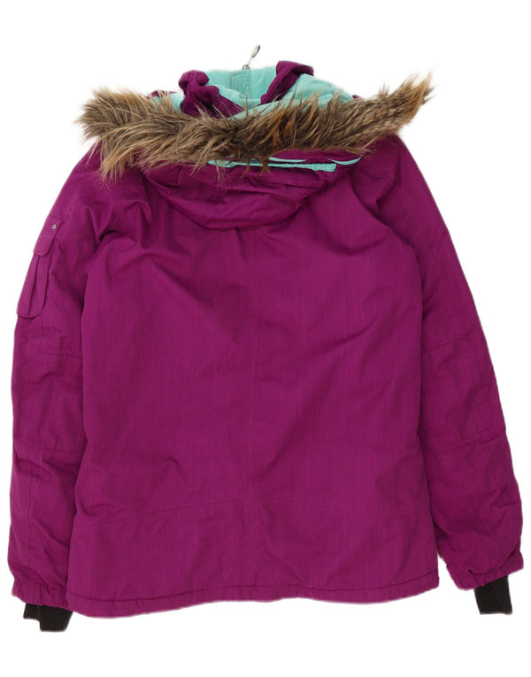 The North Face ženska vjetrovka s kapuljačom UK 10 Mala ljubičasta