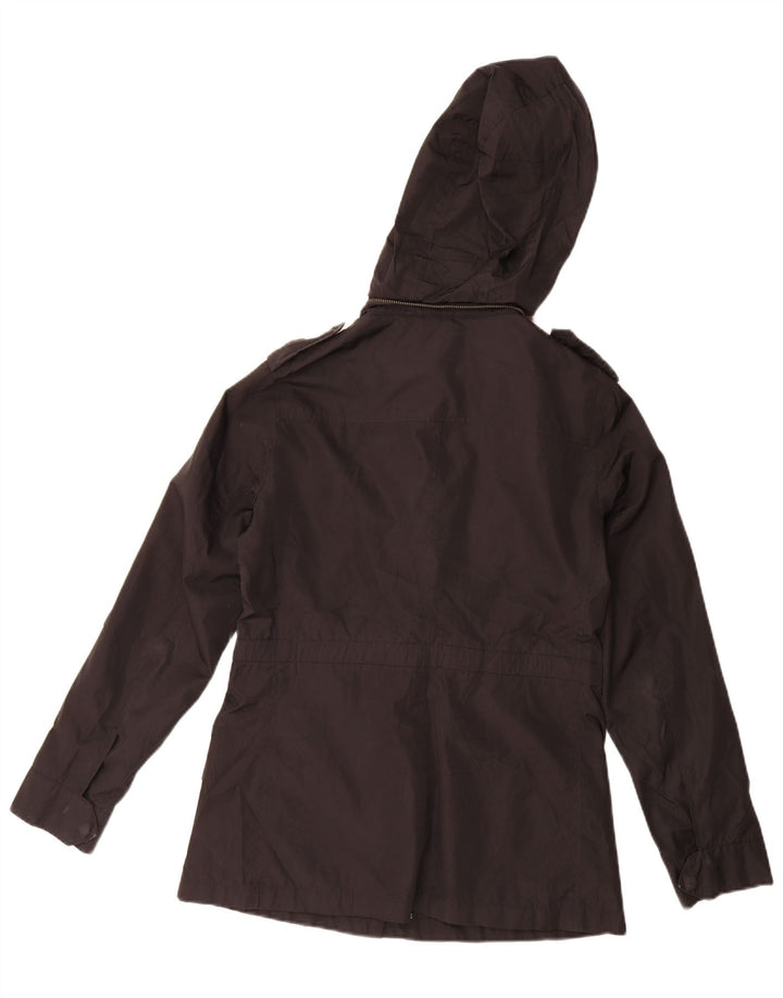 Ženska parka jakna s kapuljačom Massimo Dutti UK 14 srednje crna