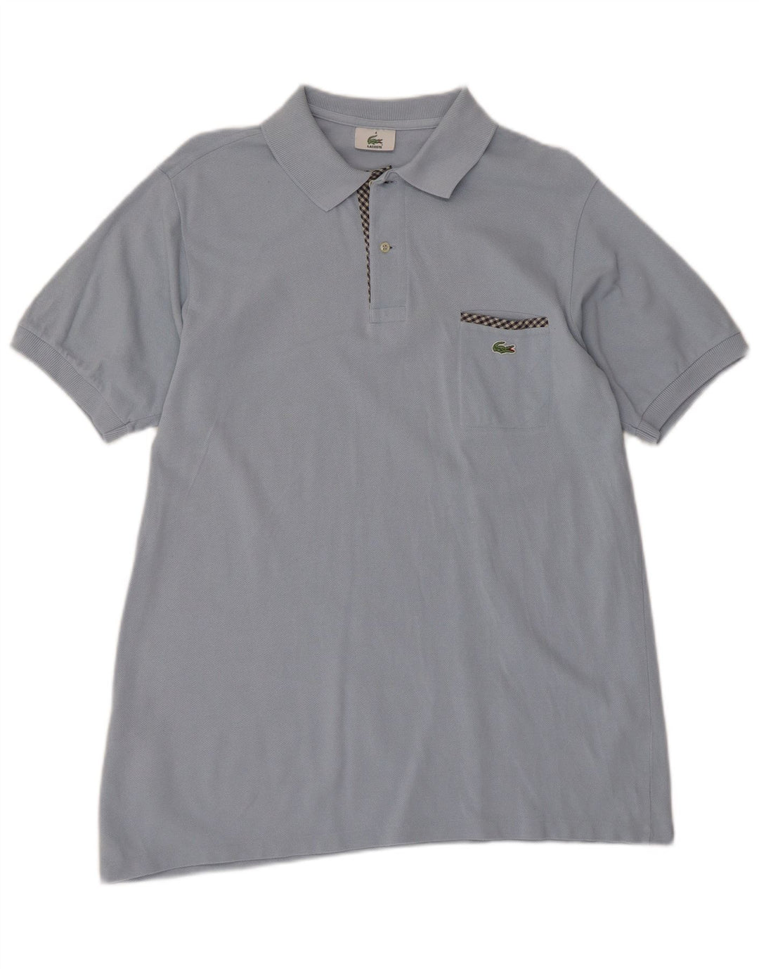 Lacoste muška polo majica veličine 4 srednje plavi pamuk