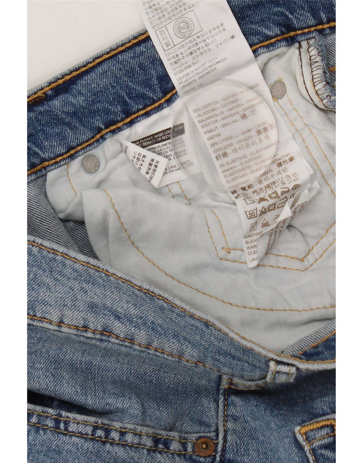 Levi's muške 514 ravne traperice W32 L32 plavi pamuk