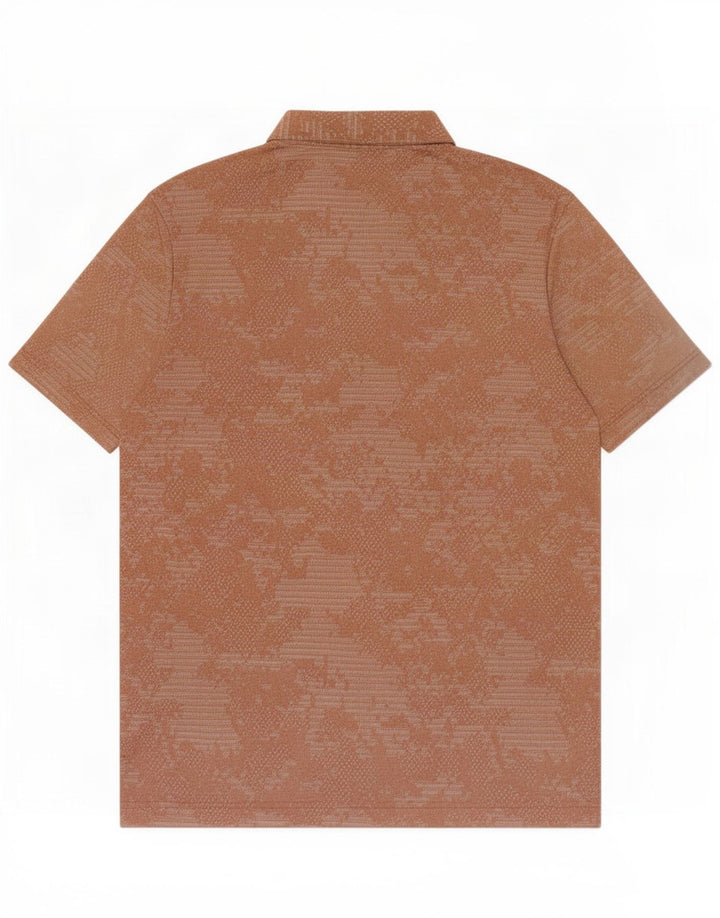 Adidas muška polo majica velika smeđa geometrijska poliesterska majica