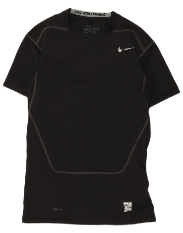 Nike Ženska Dri Fit majica kratkih rukava UK 16 velika crna poliester