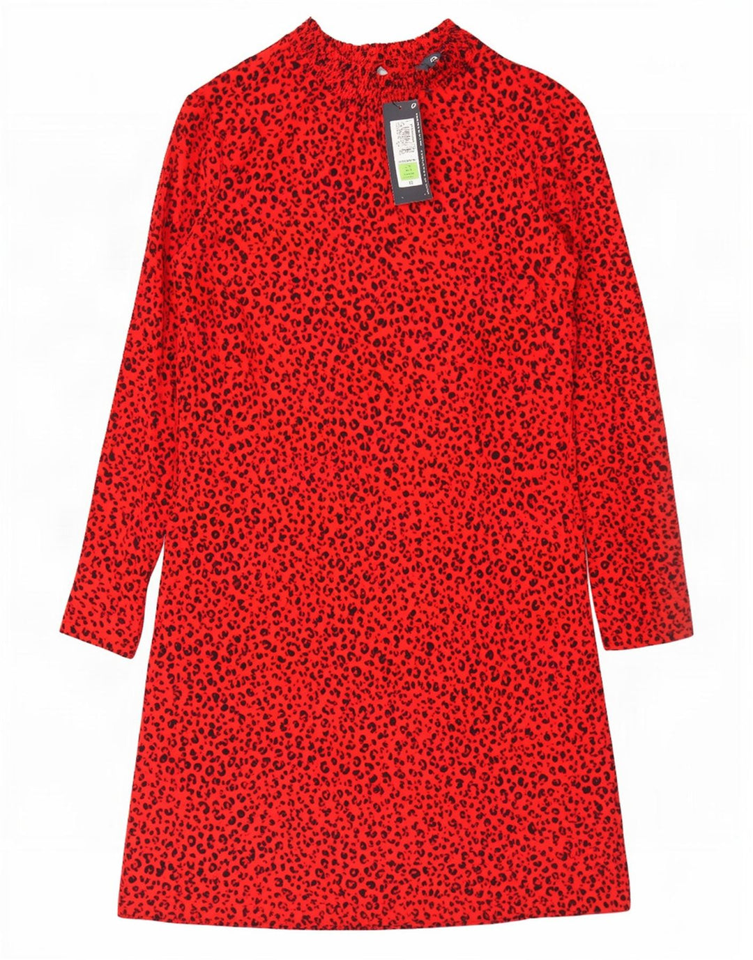 Marks & Spencer ženska osnovna haljina UK 12 Srednje crveni životinjski print