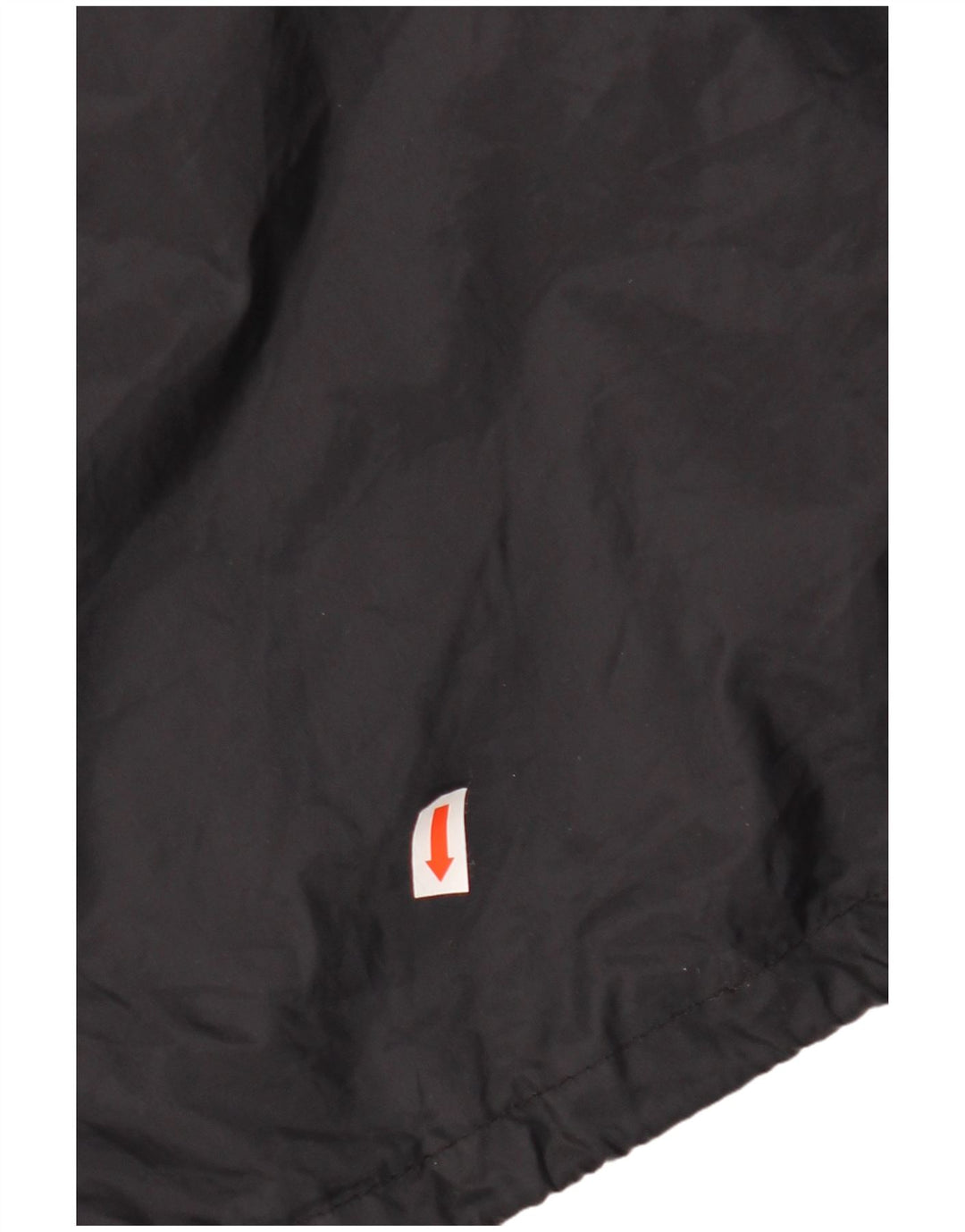 VINTAGE muška kišna jakna s kapuljačom UK 44 2XL crna geometrijska