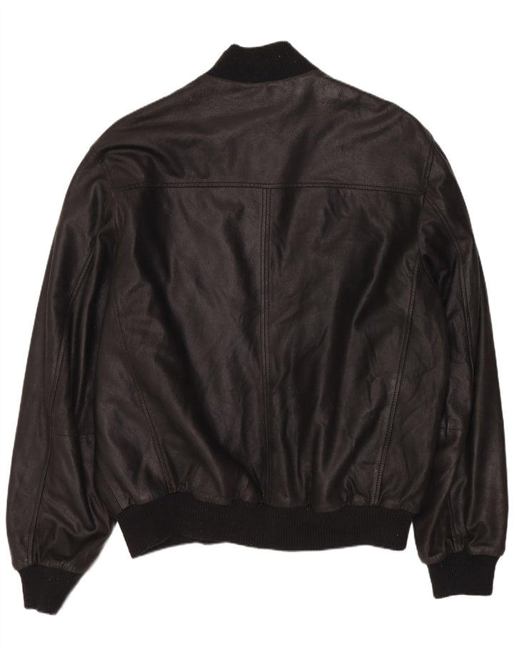 Vintage muška kožna jakna UK 42 XL crna