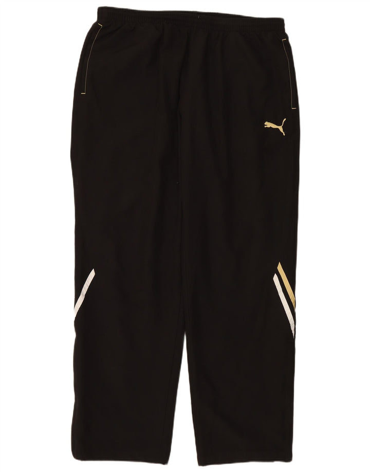 PUMA Mens Tracksuit Trousers XL Black Polyester