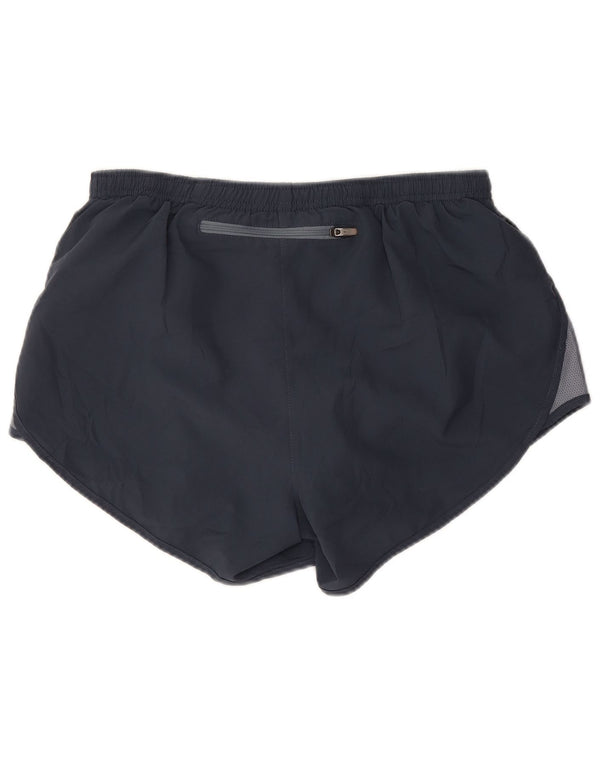Nike Ženske Dri Fit Sportske kratke hlače UK 8 Male tamnoplave poliesterske boje