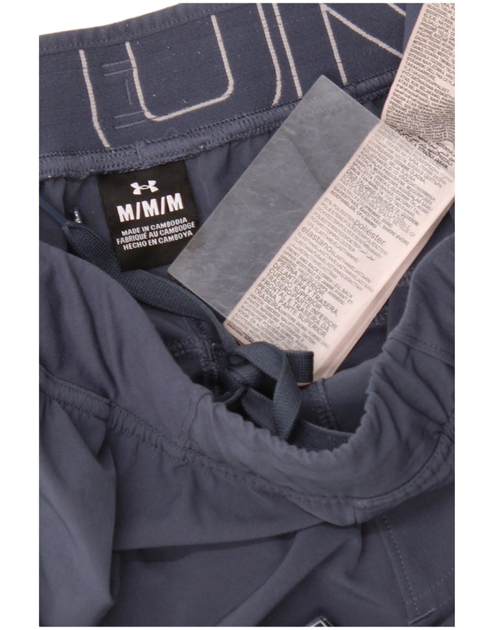 UNDER ARMOUR Muške trenirke s grafičkim motivima, hlače za trčanje srednje tamnoplave