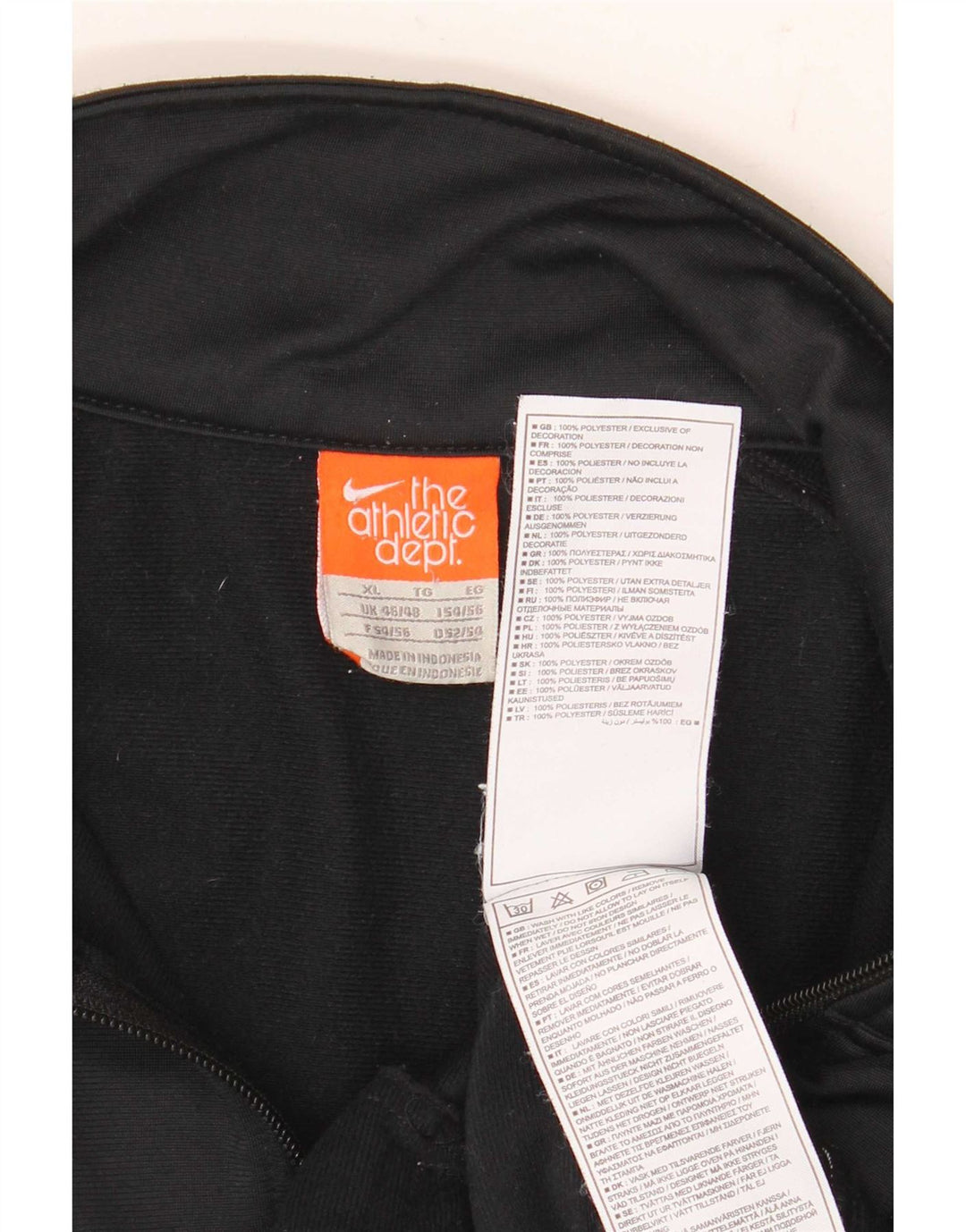 Nike muška trenirka gornja jakna UK 46/48 XL crna poliesterska boja