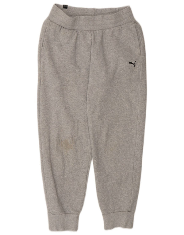 Puma Ženska trenirka Hlače Joggers UK 10 Small Grey Cotton