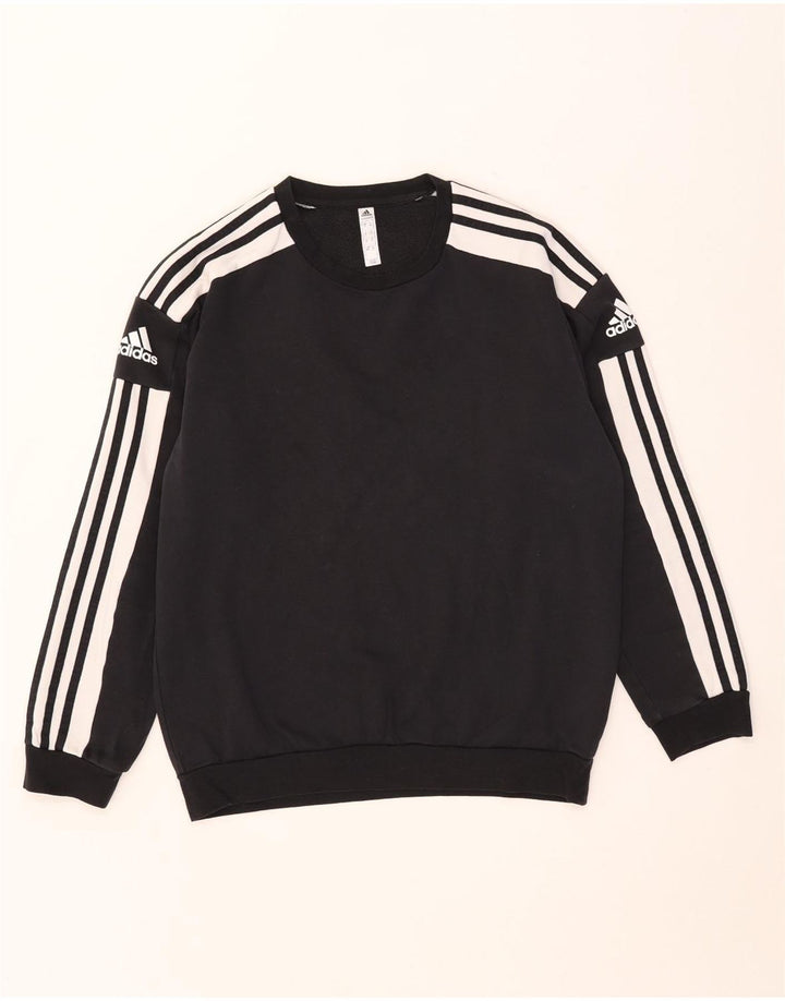 Adidas muška majica s grafičkim motivima, srednji crni pamuk u blokovima boja