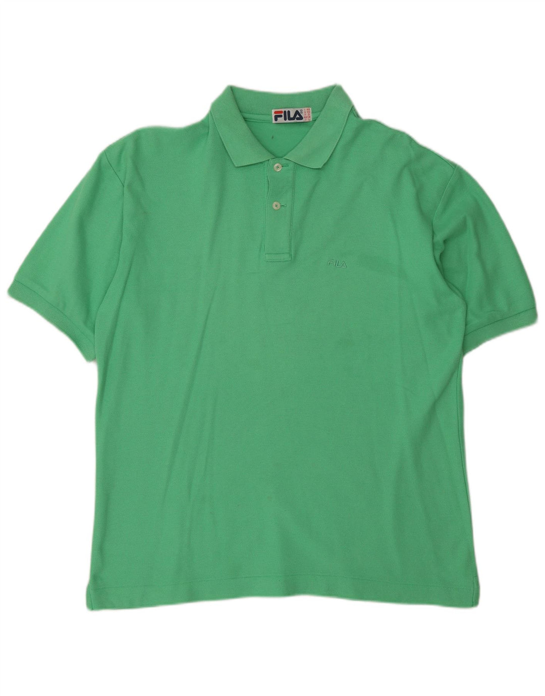 Fila muška polo majica IT 48 Srednje zeleni pamuk