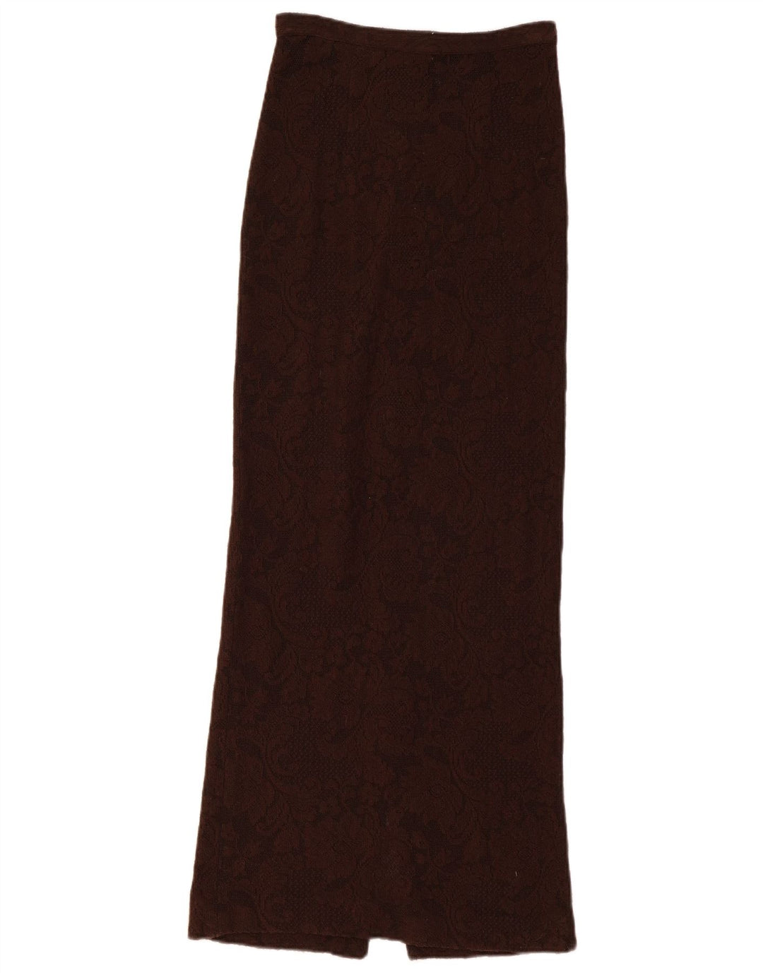 DOLCE & GABBANA ženska pletena maksi suknja W26 mala smeđa cvjetna