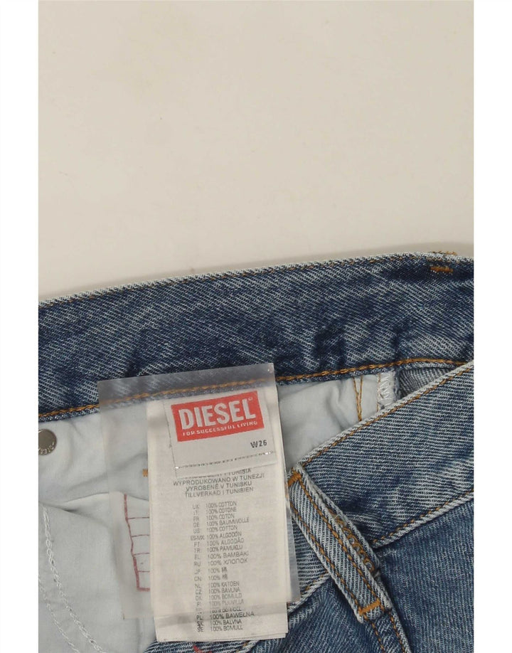 Diesel ženske ravne traperice W26 L31 plavi pamuk
