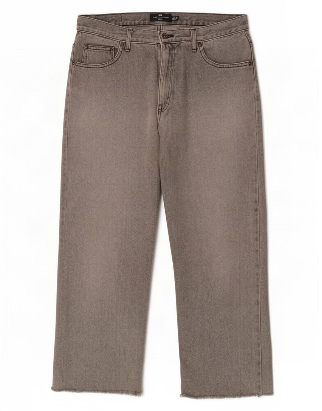 Marks & Spencer Mens Blue Harbor Capri Jeans W34 L23 Sivi pamuk
