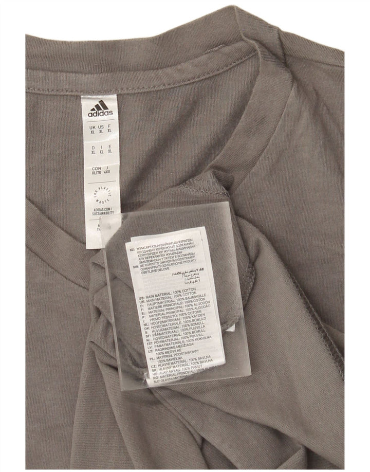 Adidas muška majica XL sivi pamuk