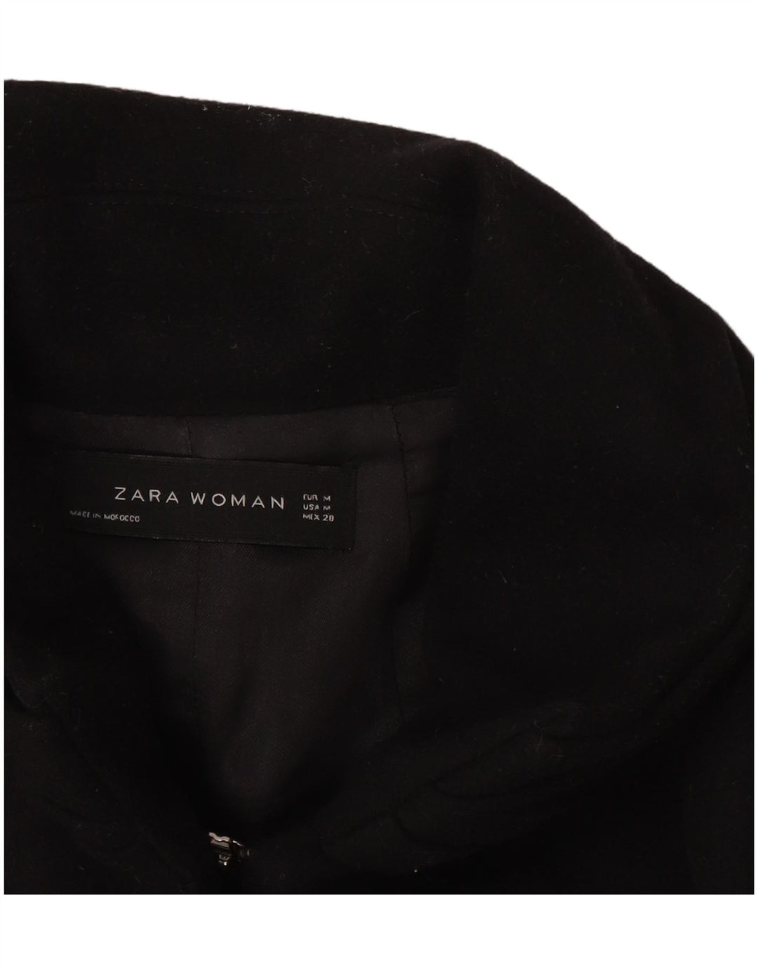 Zara ženski kaput UK 12 Srednje crni