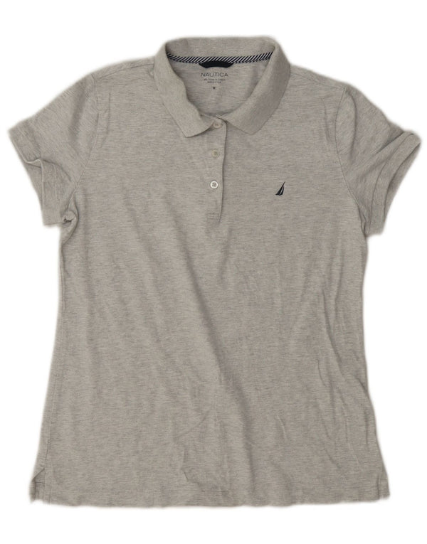 Nautica ženska polo majica UK 14 pamuk srednje sive boje