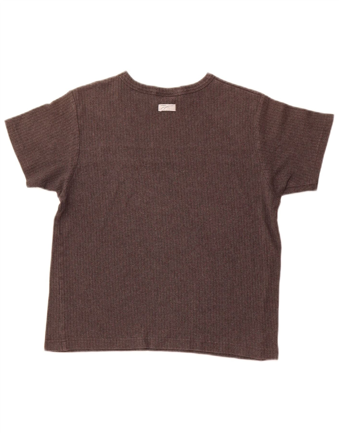 REEBOK Ženska majica kratkih rukava UK 12 Pamuk srednje sive boje