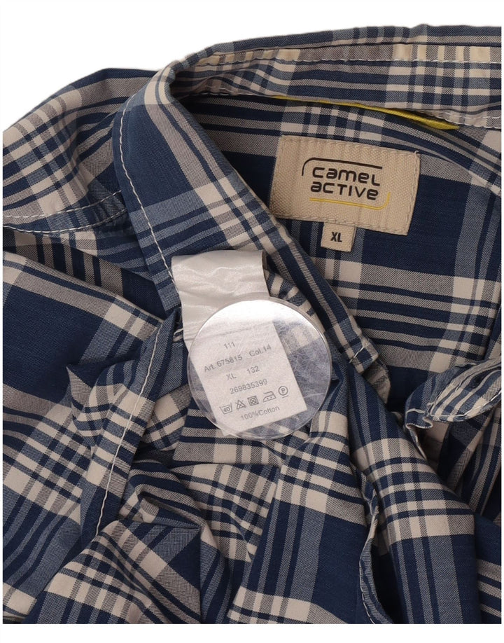 Camel Active muška majica kratkih rukava XL plavi pamuk na karu