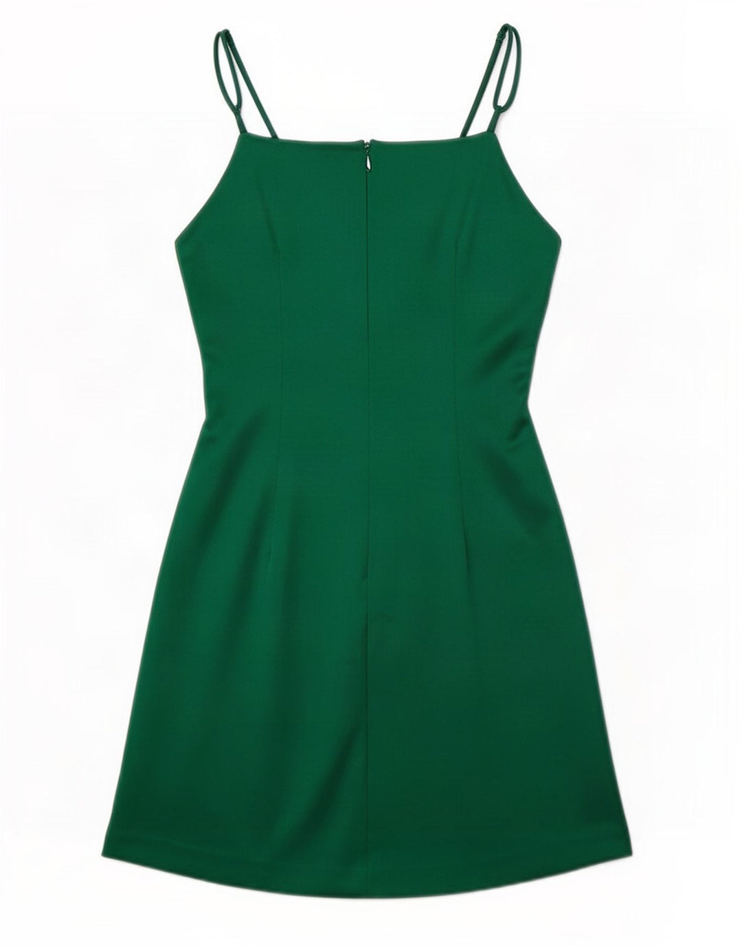 Zara ženska slip haljina UK 8 Mali zeleni poliester