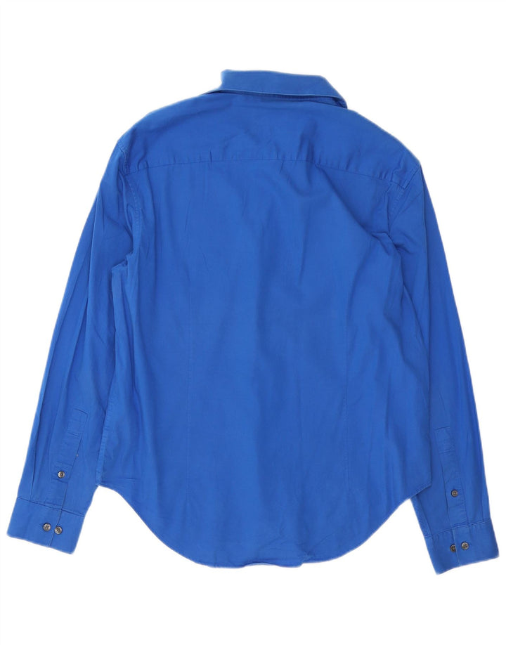 Calvin Klein muška uska košulja veličine 15 1/2 srednje plavi pamuk