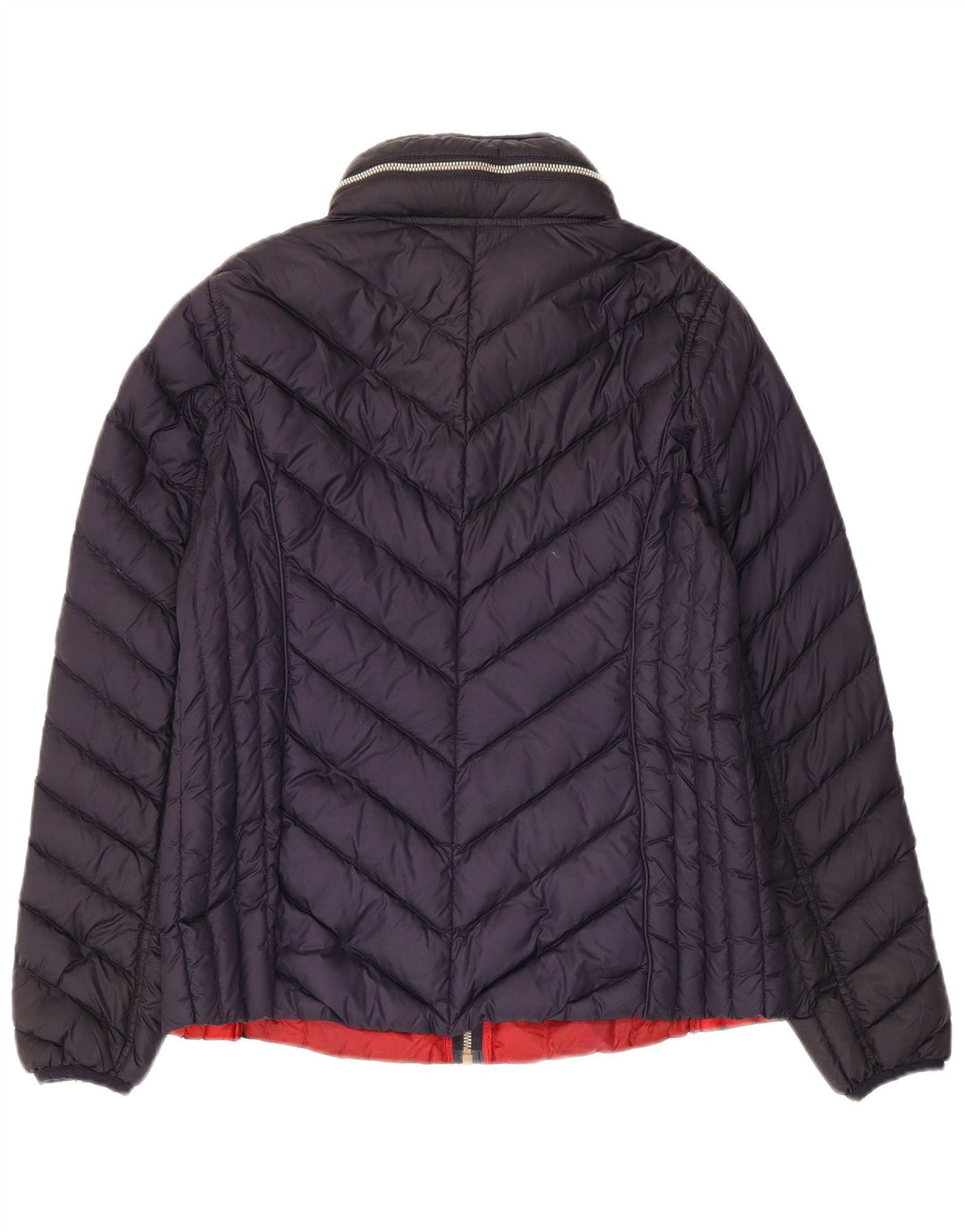 Michael Kors ženska podstavljena jakna s kapuljačom UK 14 Srednje tamnoplavi poliester